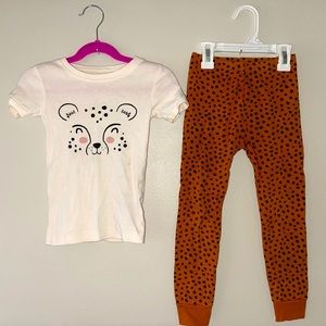 Old Navy, toddler girls pajama set, size 5T